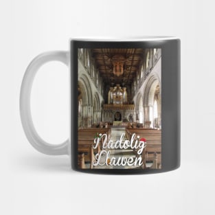 St Davids Christmas Card Mug